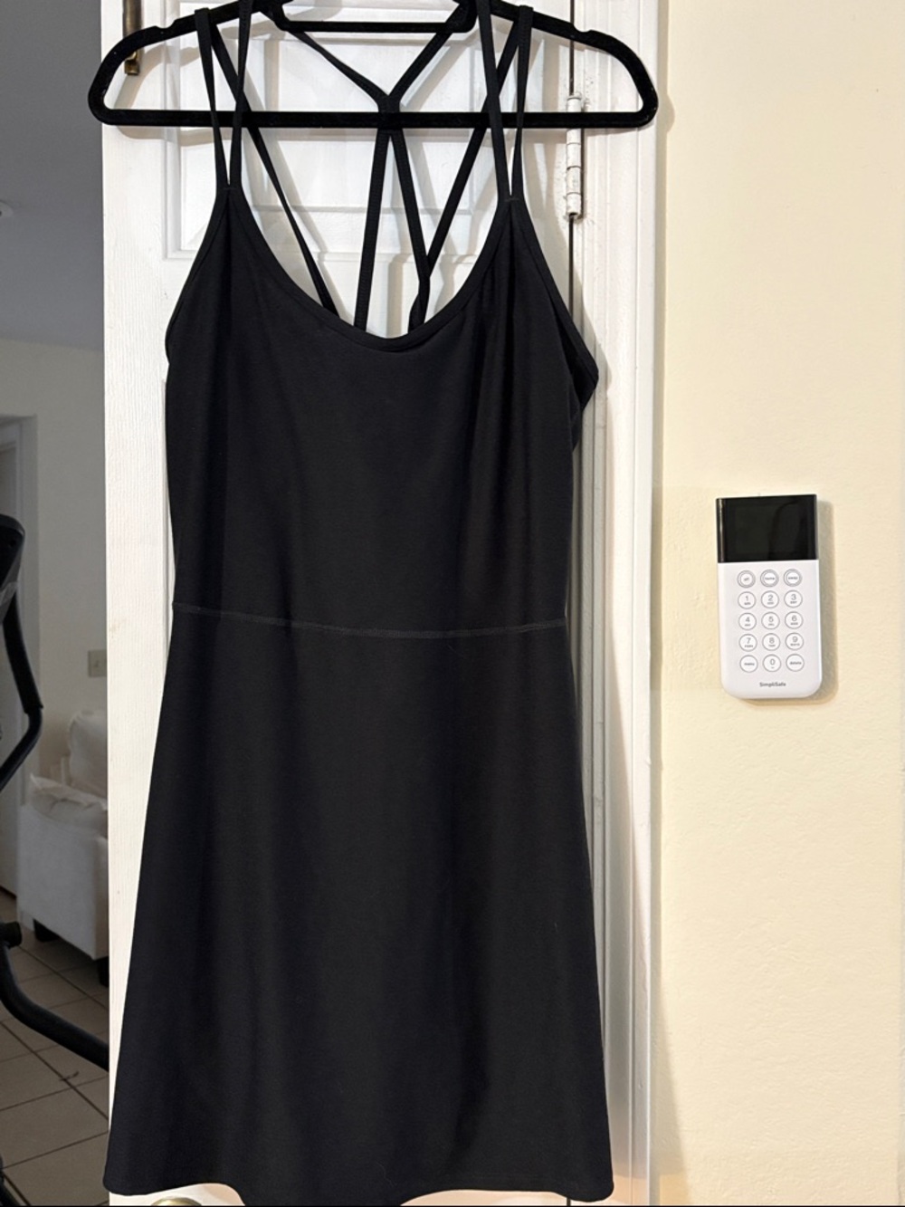 Old Navy Black Active Dress with built in shorts